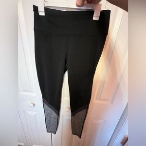 Black and Gray Athletic Leggings